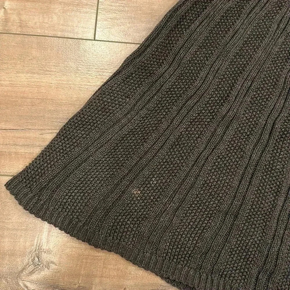 Eliza J Fit and Flare Cable Knit Ribbed Sweater Dress Gray Sz S - Picture 12 of 12